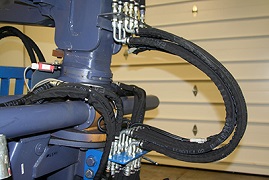hydraulic hose installation